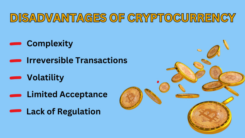 Cryptocurrency-Disadvantages